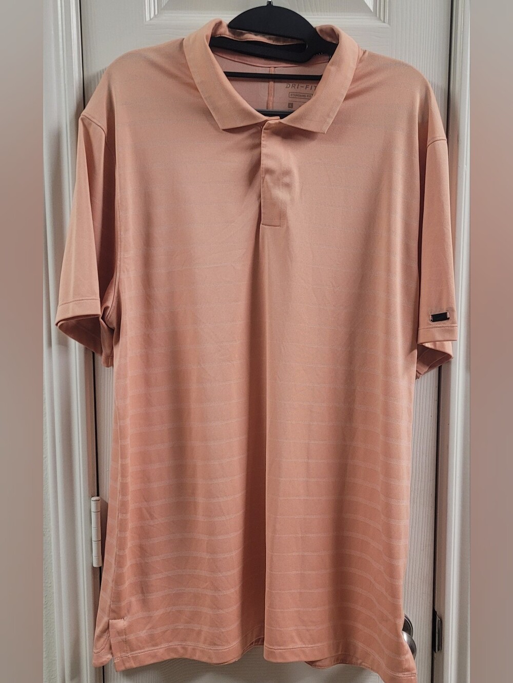 Nike Tiger Woods Dri-FIT Men's Peach Polo Shirt